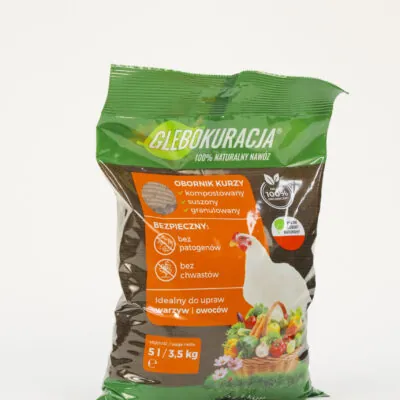 Kuřecí organické granulované hnojivo 5 l (3,5 kg) Glebokuracja