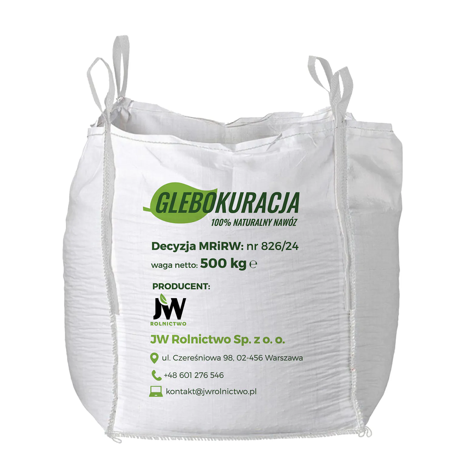 Organický granulovaný kuřecí hnůj BIG-BAG (500 kg) hnojivo Glebokuracja